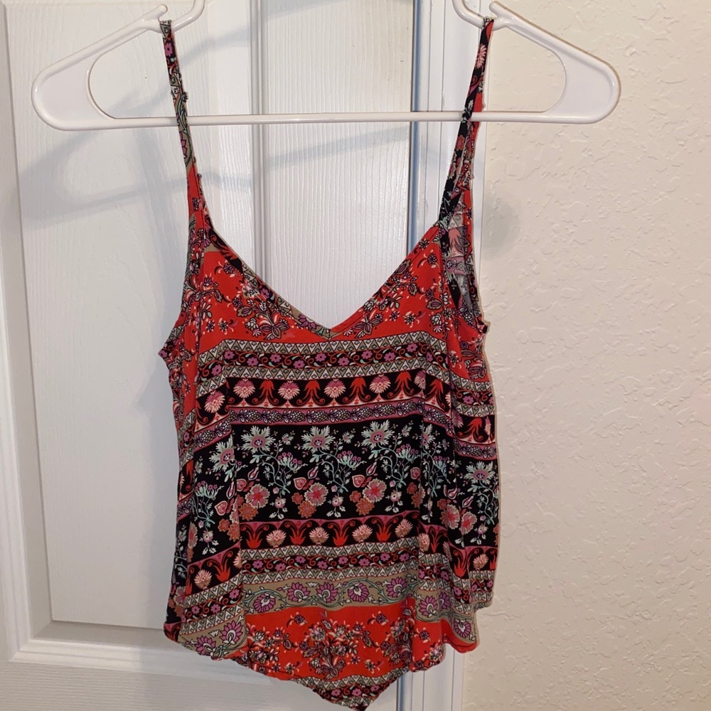 cute boho pattern tank top